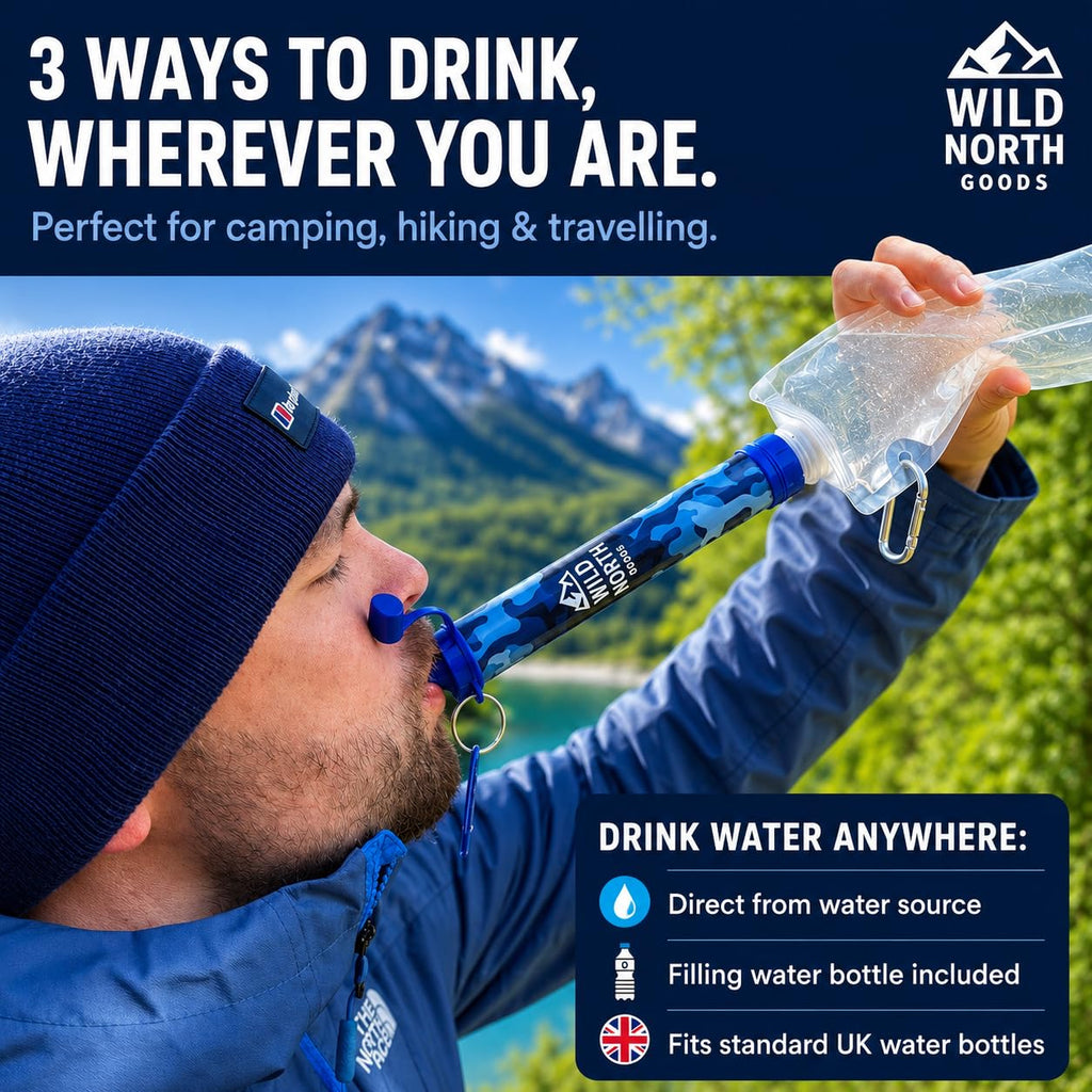 2 Pack Portable Water Filter Straws