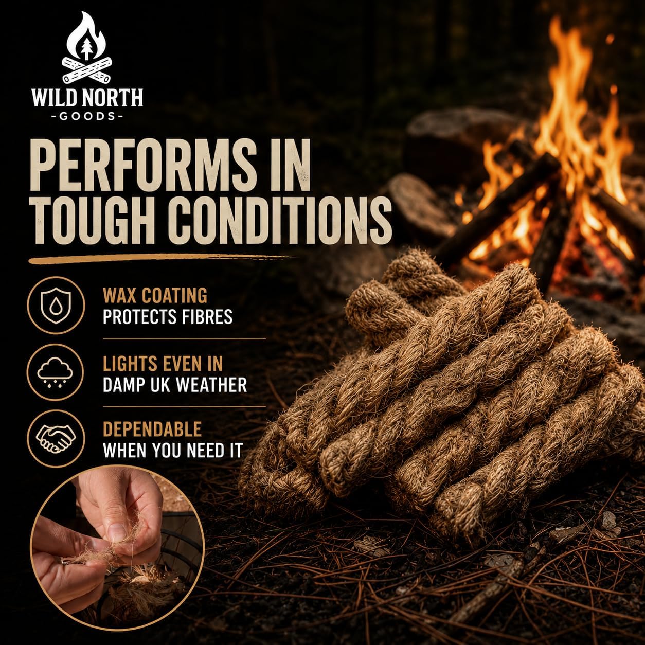 Natural Wax Infused Firelighters