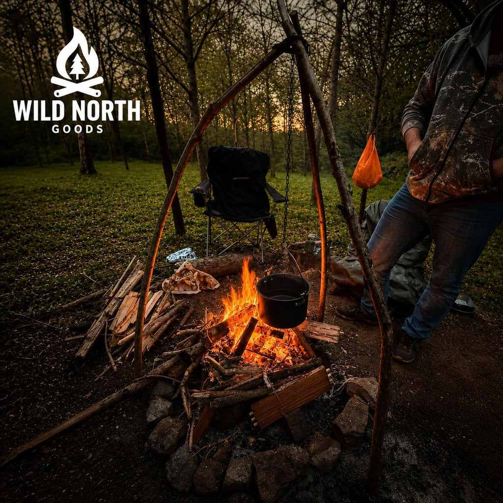 Fire Tripod Cooking Kit