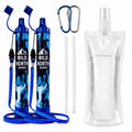 2 Pack Portable Water Filter Straws